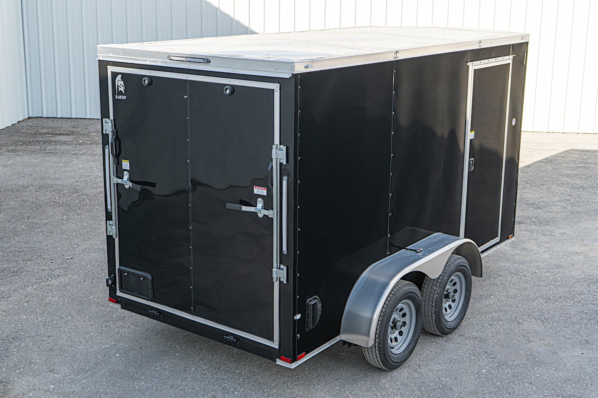 Spartan 6'x12' Enclosed Cargo Trailer w/ Rear Ramp Door (C2) - Stock #88763 - Image 12 of 17 Spartan 6'x12' Enclosed Cargo Trailer w/ Rear Ramp Door (C2) - Stock #88763 - Image 12 of 17