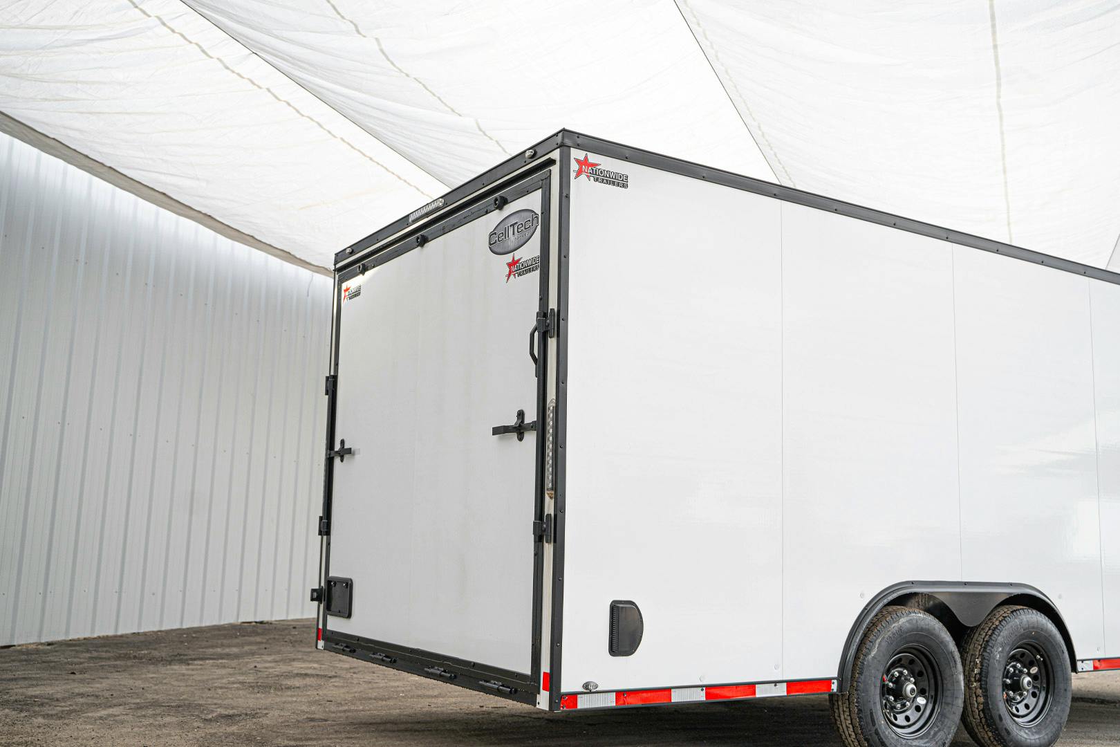 CellTech 8.5'x20' All-Steel Enclosed Cargo Trailer w/ Rear Ramp Door (C2) - Stock #88764 - Image 11 of 18