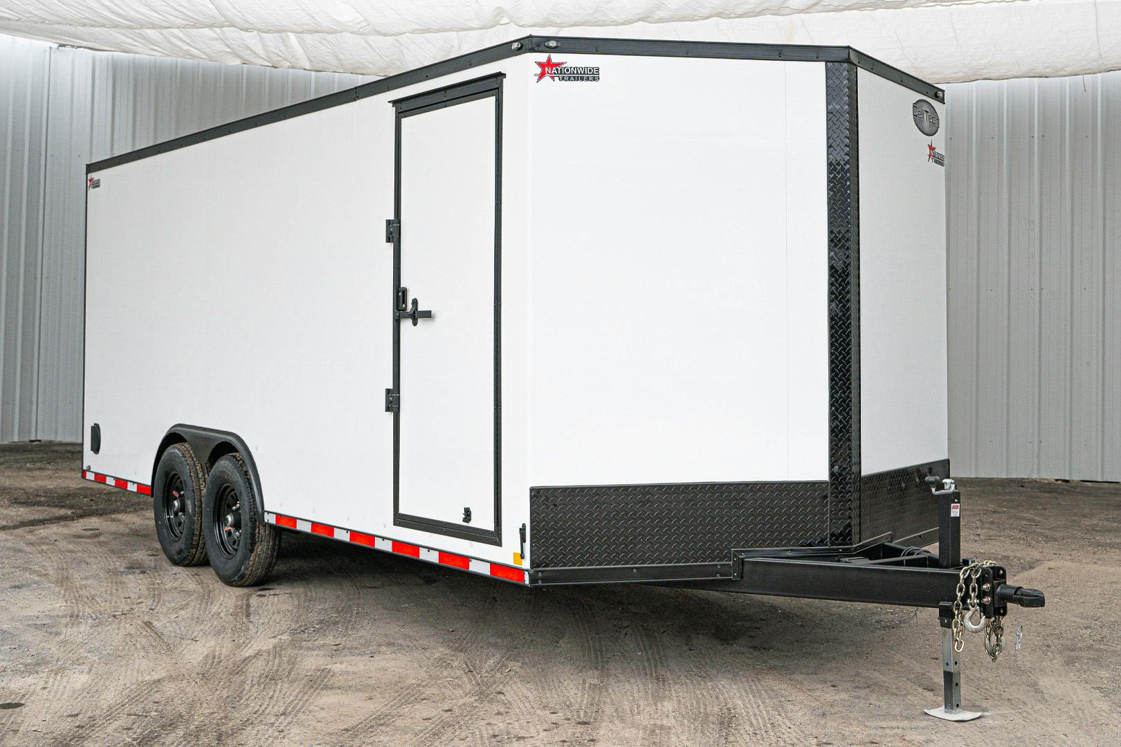 CellTech 8.5'x20' All-Steel Enclosed Cargo Trailer w/ Rear Ramp Door (C2) - Stock #88765 - Image 2 of 18