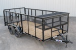 Texas Bragg 16'x83" Landscape Trailer w/ 4' Sides & 4' Gate (L2) Stock #88770 - Thumbnail 1