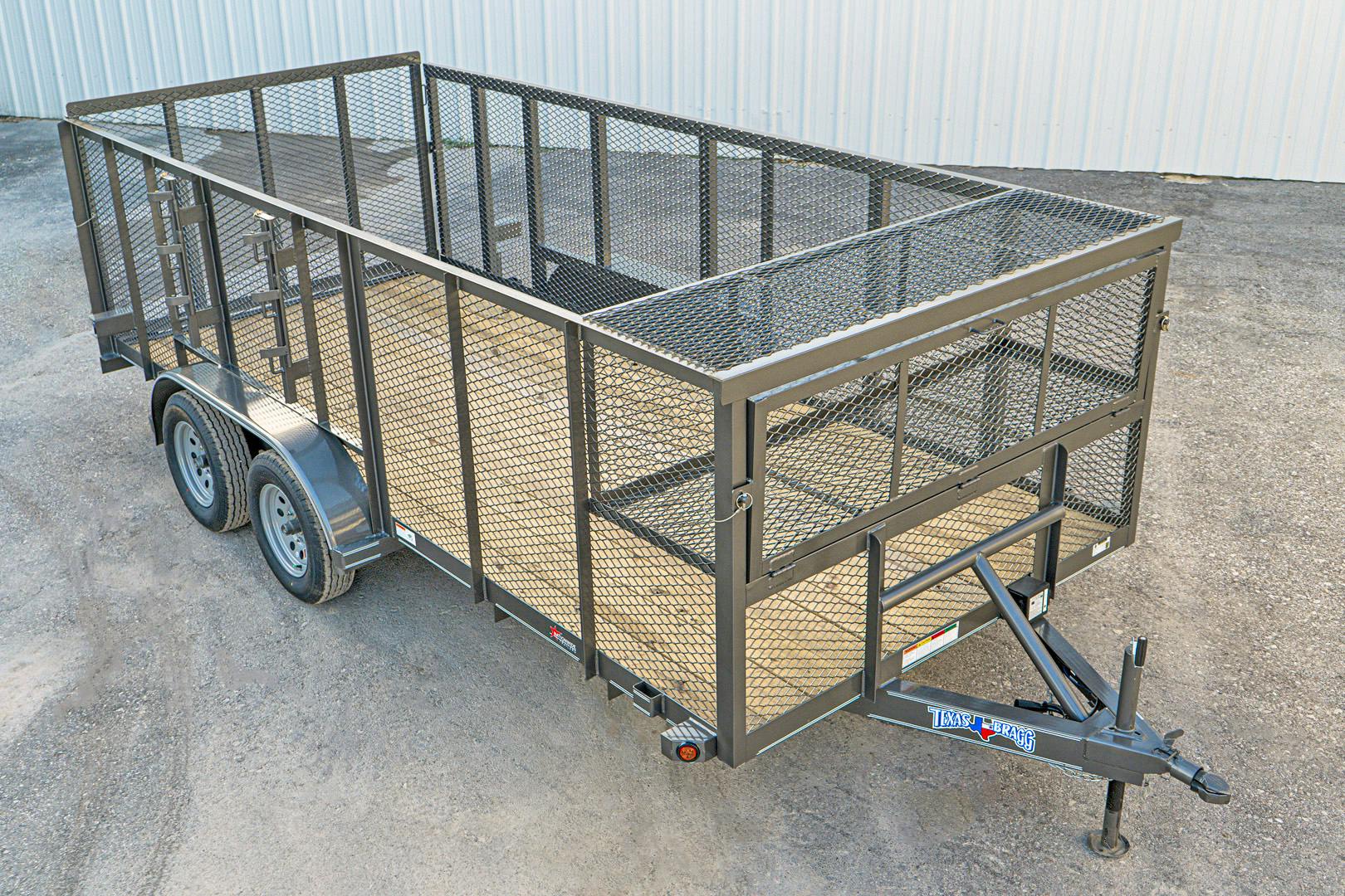 Texas Bragg 16'x83" Landscape Trailer w/ 4' Sides & 4' Gate (L2) - Stock #88772 - Image 4 of 16