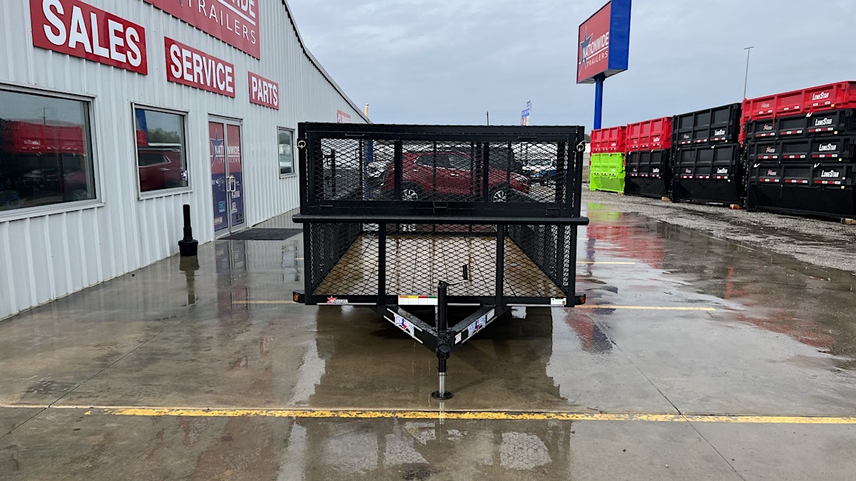 Texas Bragg 12'x77" Landscape Trailer w/ 2' Sides & 4' Gate (L1) - Stock #88774 - Image 7 of 7 Texas Bragg 12'x77" Landscape Trailer w/ 2' Sides & 4' Gate (L1) - Stock #88774 - Image 7 of 7