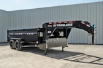 PJ Trailers 16'x83" Gooseneck HD Low Pro Dump Trailer w/ 3' Sides (DE) Stock #88783 - Thumbnail 4