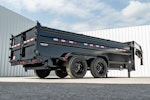 PJ Trailers 16'x83" Gooseneck HD Low Pro Dump Trailer w/ 3' Sides (DE) Stock #88783 - Thumbnail 24