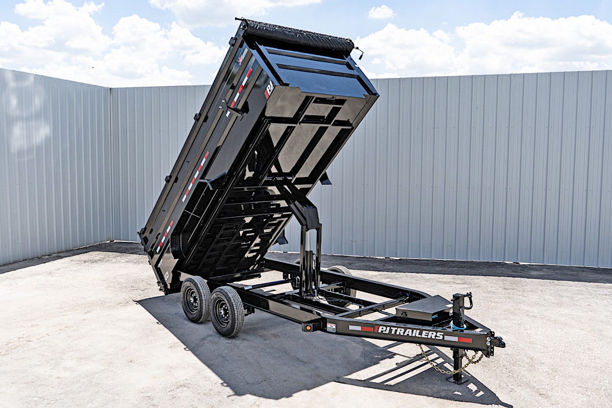 PJ Trailers 16'x83" Low Pro High Side Dump Trailer w/ 4' Sides (DM) - Stock #88785 - Image 2 of 30 PJ Trailers 16'x83" Low Pro High Side Dump Trailer w/ 4' Sides (DM) - Stock #88785 - Image 2 of 30