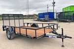 Texas Bragg 12'x77" Utility Trailer w/ 4' Gate (U2) Stock #88787 - Thumbnail 1