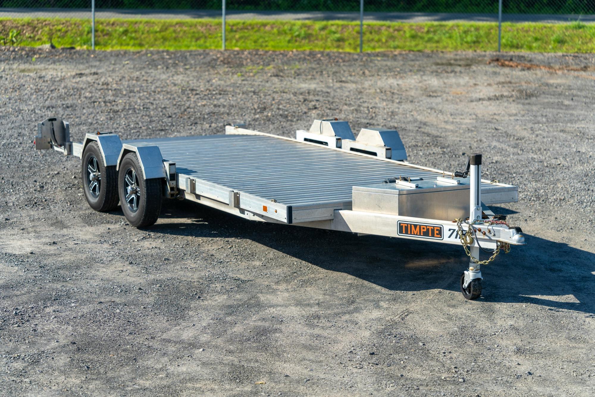 Timpte USED 18'x83" EZ Load Aluminum Carhauler - Stock #88800 - Image 1 of 6