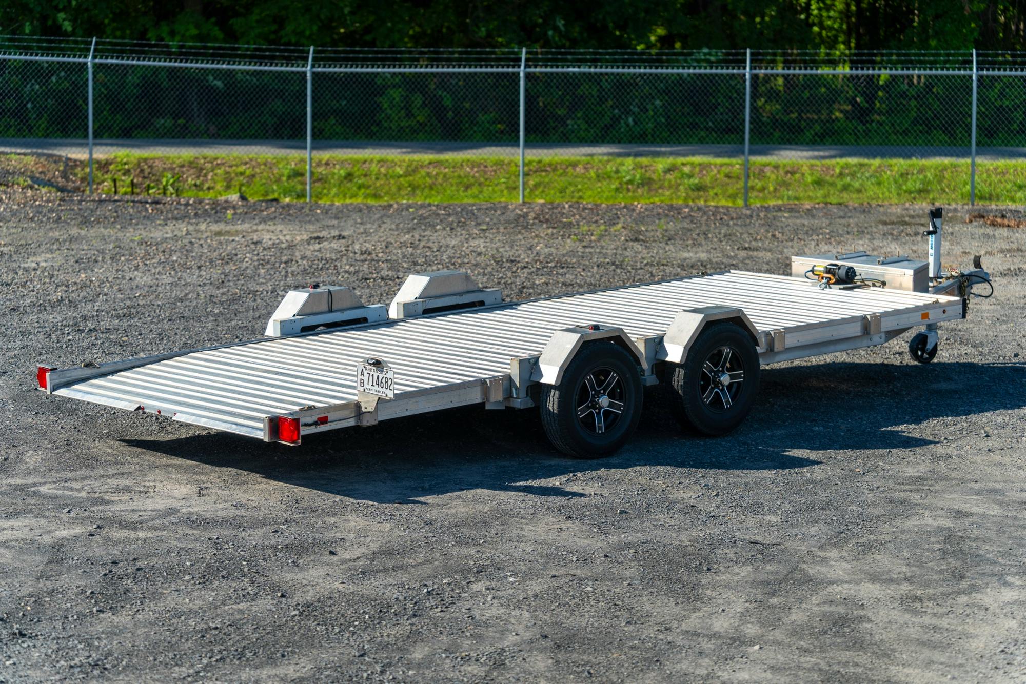 Timpte USED 18'x83" EZ Load Aluminum Carhauler - Stock #88800 - Image 2 of 6