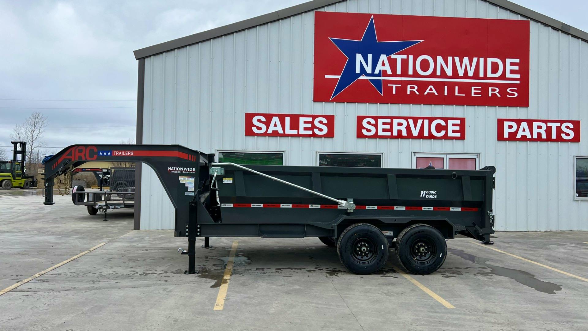ARC Trailers 14'x83" Gooseneck Telescopic Dump Trailer w/ 3' Sides (GDT) - Stock #88802 - Image 5 of 6