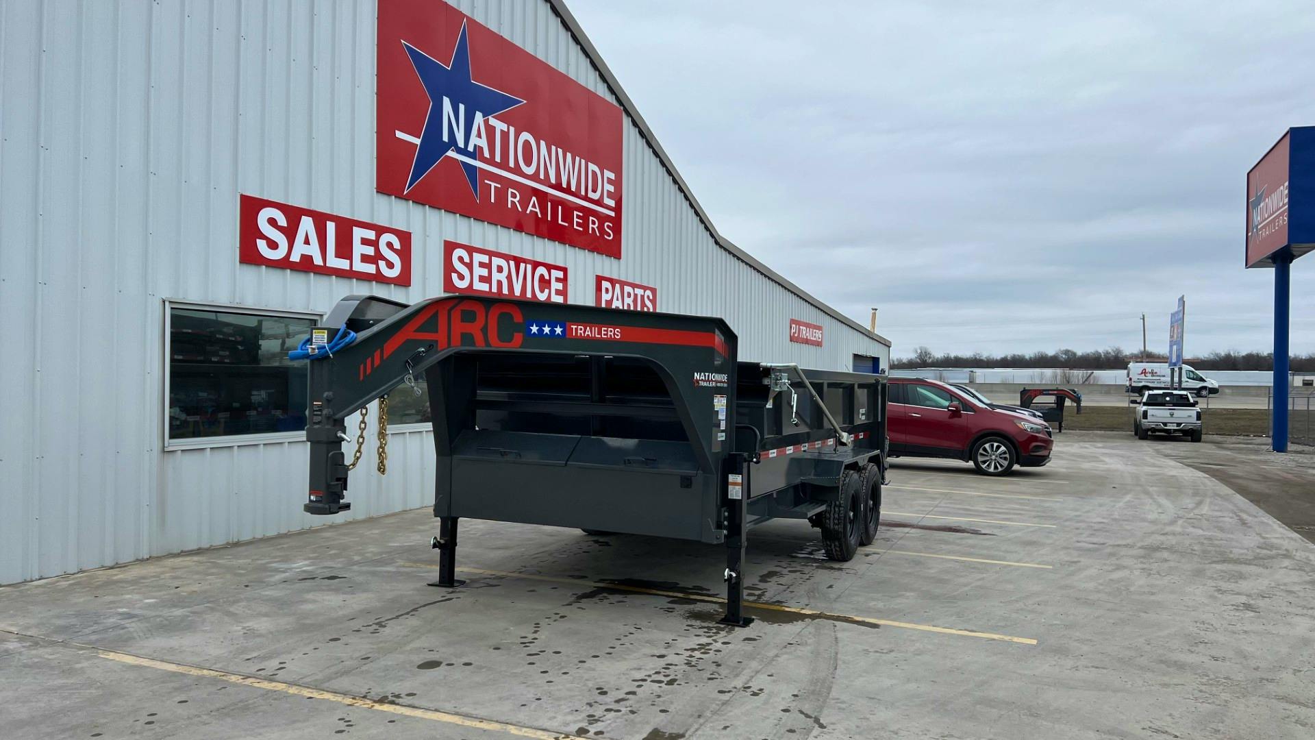 ARC Trailers 14'x83" Gooseneck Telescopic Dump Trailer w/ 3' Sides (GDT) - Stock #88802 - Image 6 of 6