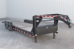 PJ Trailers 24'x82" Gooseneck 6" Channel Equipment Gravity Tilt Trailer (T6) Stock #88807 - Thumbnail 2