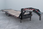 PJ Trailers 26'x102" Gooseneck Deckover Power Tilt Trailer (T8) Stock #88808 - Thumbnail 2