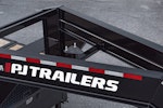 PJ Trailers 26'x102" Gooseneck Deckover Power Tilt Trailer (T8) Stock #88808 - Thumbnail 6