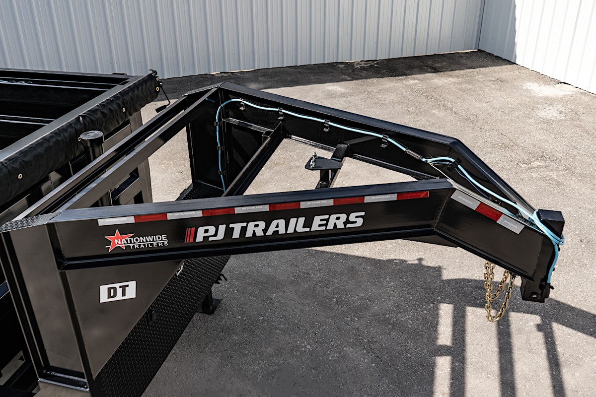 PJ Trailers 14'x83" GN Telescopic Dump Trailer w/ 4' Sides (DT) - Stock #88809 - Image 8 of 36 PJ Trailers 14'x83" GN Telescopic Dump Trailer w/ 4' Sides (DT) - Stock #88809 - Image 8 of 36