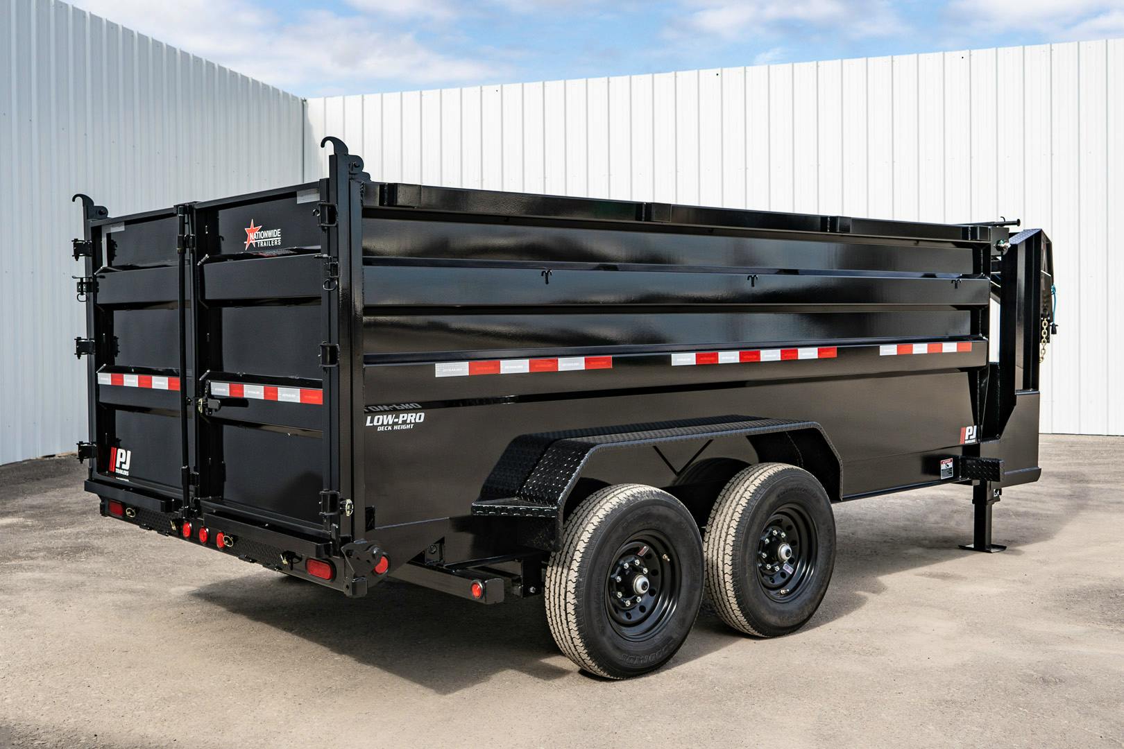 PJ Trailers 14'x83" GN Telescopic Dump Trailer w/ 4' Sides (DT) - Stock #88809 - Image 25 of 36