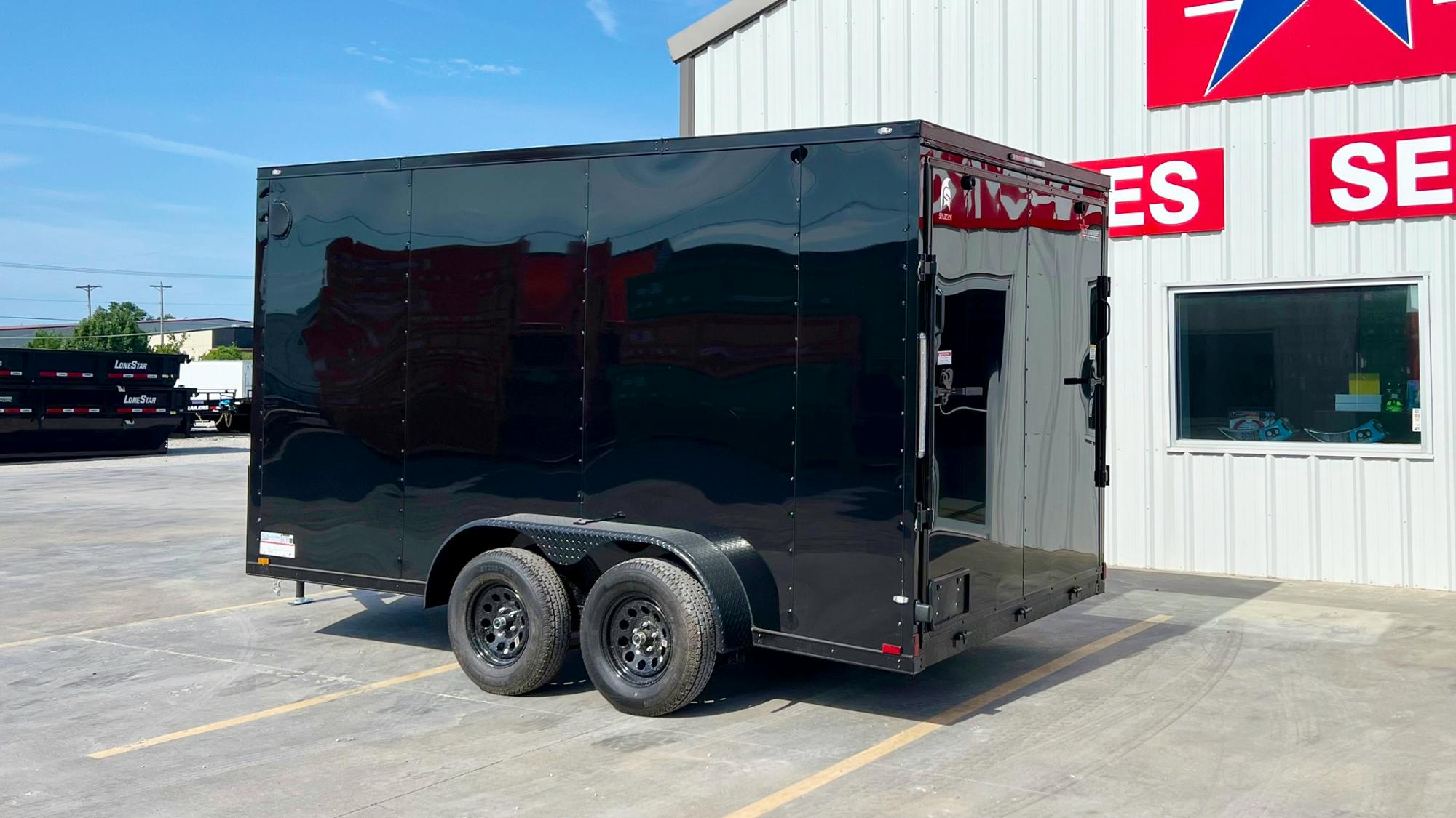 Spartan 7'x14' Enclosed Cargo Trailer w/ Rear Ramp Door (C2) - Stock #88811 - Image 4 of 9