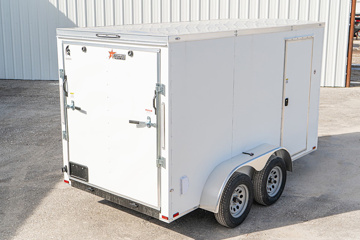 Spartan 6'x12' Enclosed Cargo Trailer w/ Rear Ramp Door (C2) - Stock #88812 - Image 14 of 20 Spartan 6'x12' Enclosed Cargo Trailer w/ Rear Ramp Door (C2) - Stock #88812 - Image 14 of 20
