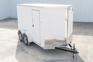 Spartan 6'x12' Enclosed Cargo Trailer w/ Rear Ramp Door (C2)
