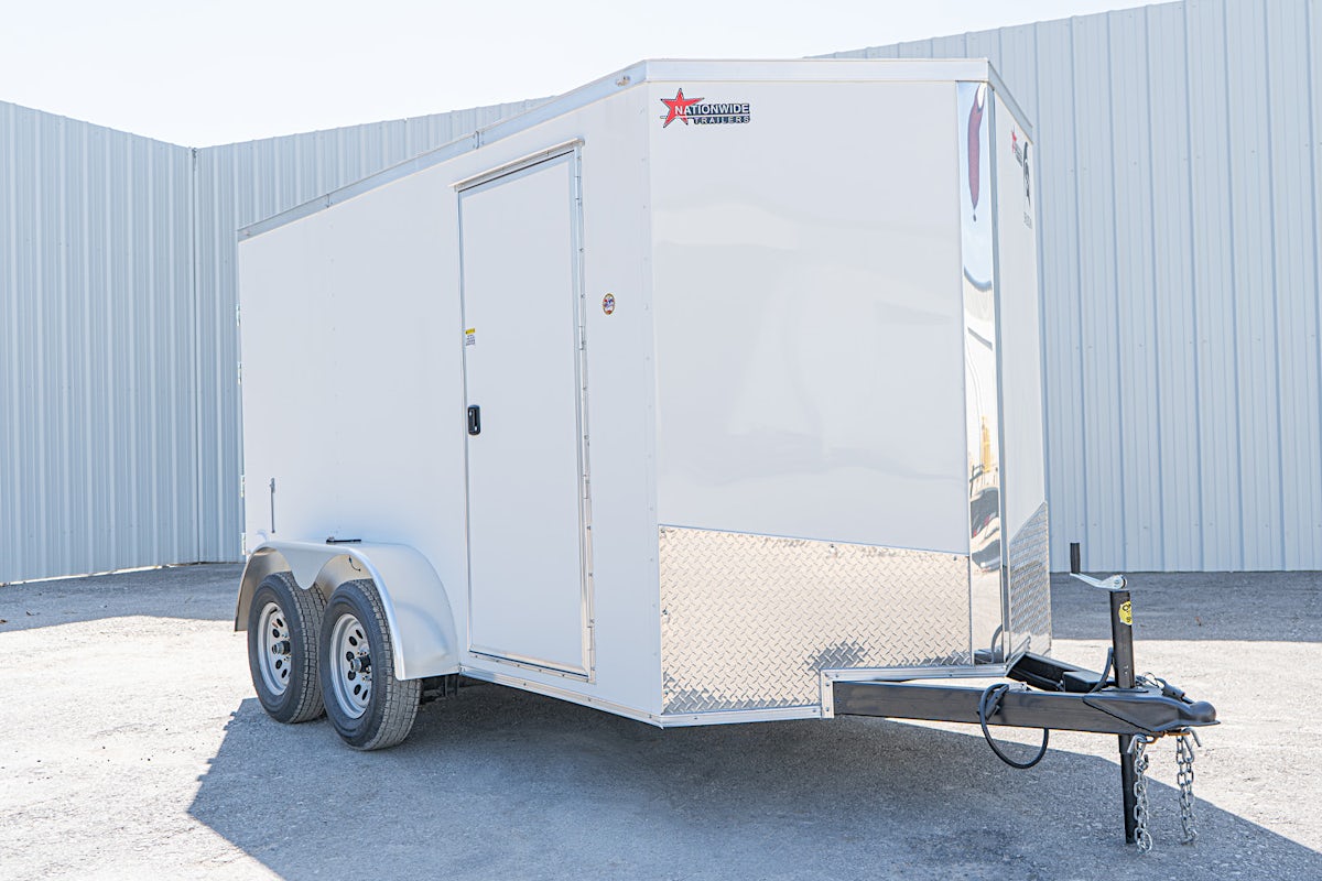 Spartan 6'x12' Enclosed Cargo Trailer w/ Rear Barn Doors (C2) - Stock #88813 - Image 4 of 9 Spartan 6'x12' Enclosed Cargo Trailer w/ Rear Barn Doors (C2) - Stock #88813 - Image 4 of 9