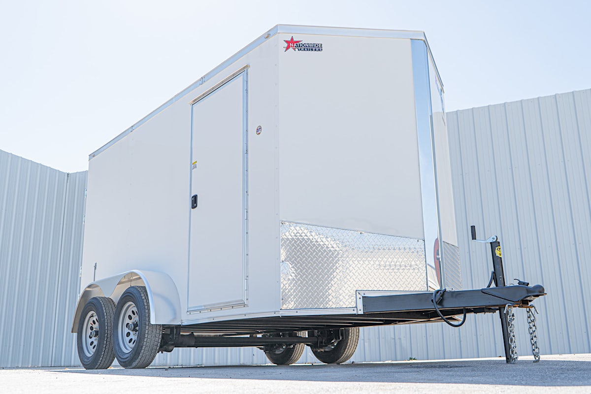 Spartan 6'x12' Enclosed Cargo Trailer w/ Rear Barn Doors (C2) - Stock #88813 - Image 6 of 9 Spartan 6'x12' Enclosed Cargo Trailer w/ Rear Barn Doors (C2) - Stock #88813 - Image 6 of 9