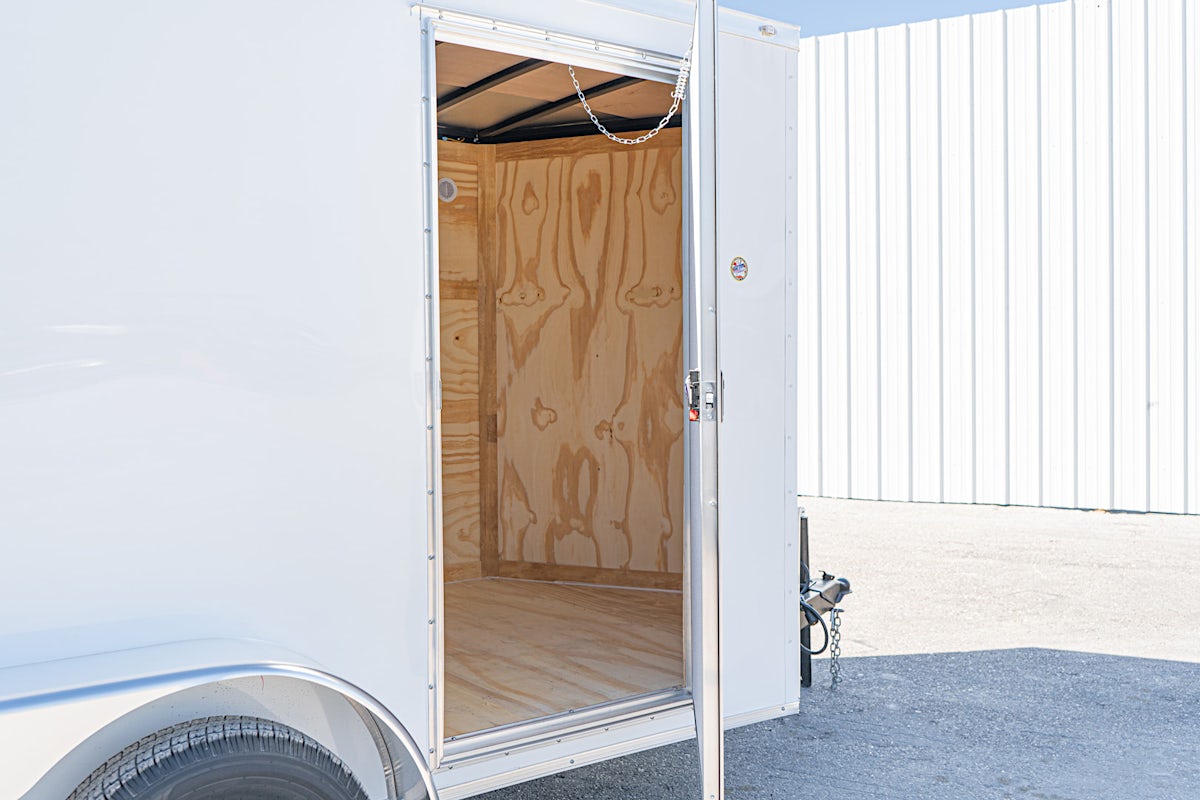 Spartan 6'x12' Enclosed Cargo Trailer w/ Rear Barn Doors (C2) - Stock #88813 - Image 3 of 9 Spartan 6'x12' Enclosed Cargo Trailer w/ Rear Barn Doors (C2) - Stock #88813 - Image 3 of 9