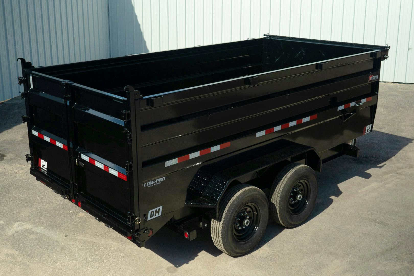 PJ Trailers 14'x83" Low Pro High Side Dump Trailer w/ 4' Sides (DM) - Stock #88819 - Image 18 of 30
