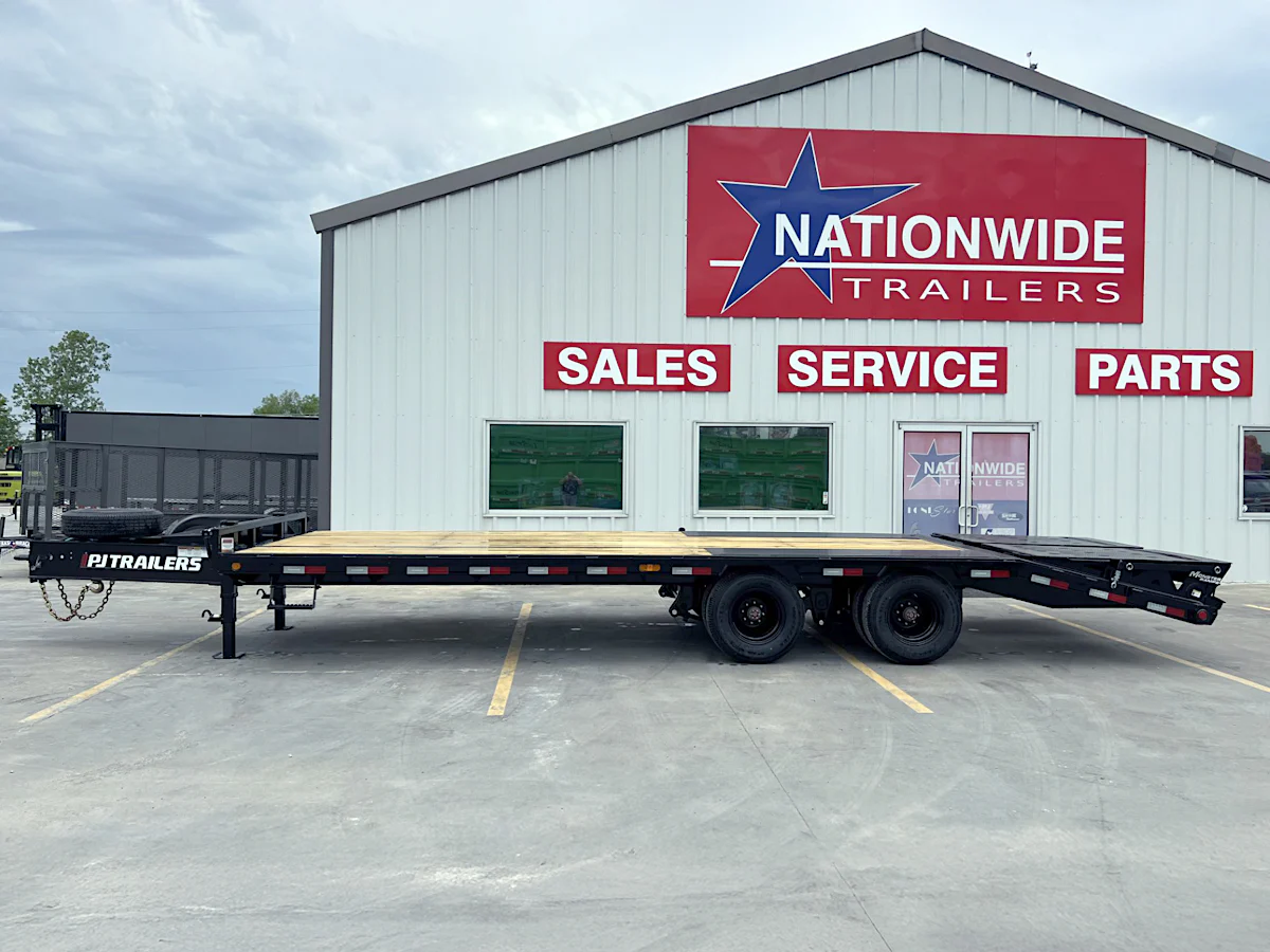 PJ Trailers 25'x102" Low Pro Pintle Flatbed Trailer w/ Duals (PL) - Stock #88821 - Image 8 of 8 PJ Trailers 25'x102" Low Pro Pintle Flatbed Trailer w/ Duals (PL) - Stock #88821 - Image 8 of 8