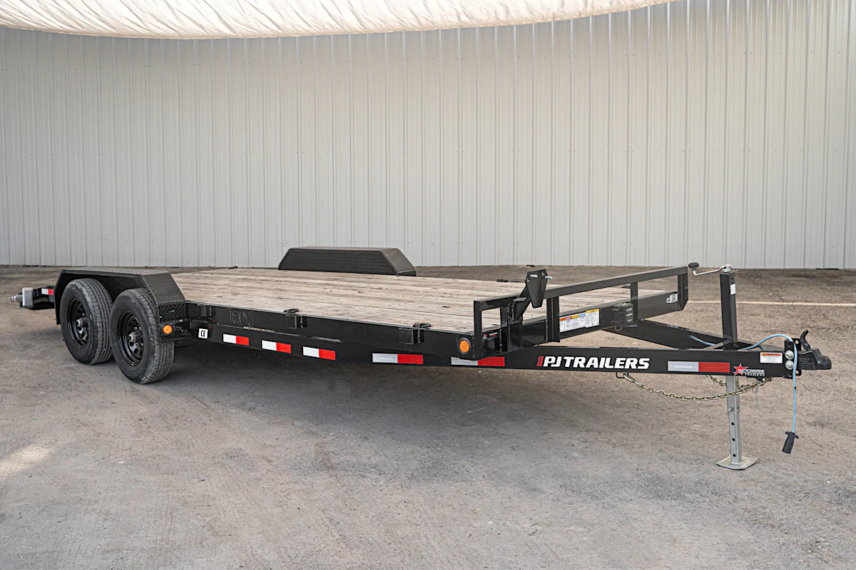 PJ Trailers 20'x83" 5" Channel Equipment Trailer (CE) - Stock #88822 - Image 2 of 20 PJ Trailers 20'x83" 5" Channel Equipment Trailer (CE) - Stock #88822 - Image 2 of 20