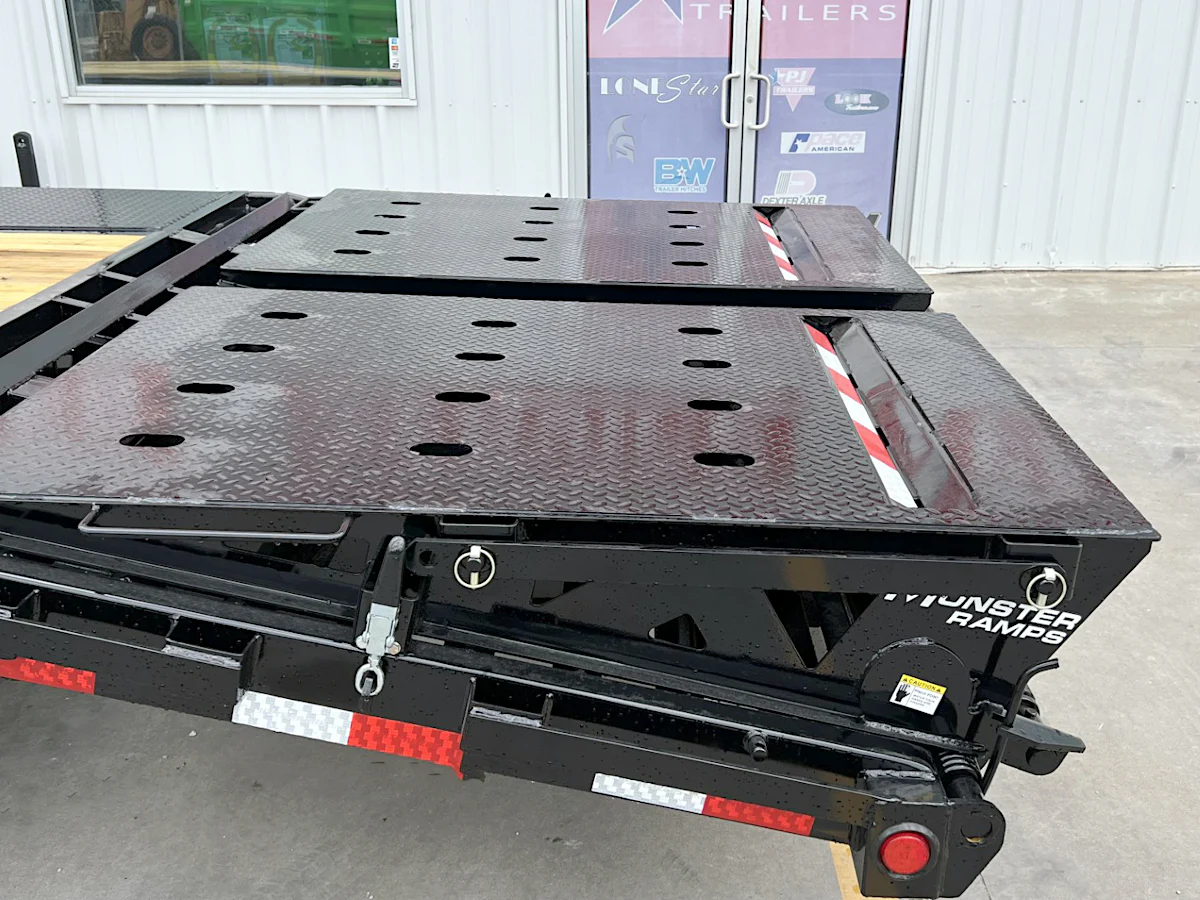 PJ Trailers 25'x102" Low Pro Pintle Flatbed Trailer w/ Duals (PL) - Stock #88832 - Image 6 of 8 PJ Trailers 25'x102" Low Pro Pintle Flatbed Trailer w/ Duals (PL) - Stock #88832 - Image 6 of 8