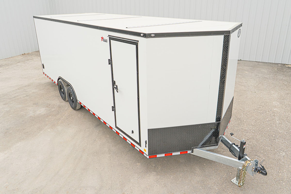 CellTech 8.5'x24' All-Steel Enclosed Cargo Trailer w/ Rear Ramp Door (C2) - Stock #88838 - Image 4 of 19 CellTech 8.5'x24' All-Steel Enclosed Cargo Trailer w/ Rear Ramp Door (C2) - Stock #88838 - Image 4 of 19