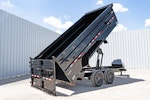 PJ Trailers 16'x83" Low Pro High Side Dump Trailer w/ 4' Sides (DM) Stock #88840 - Thumbnail 1