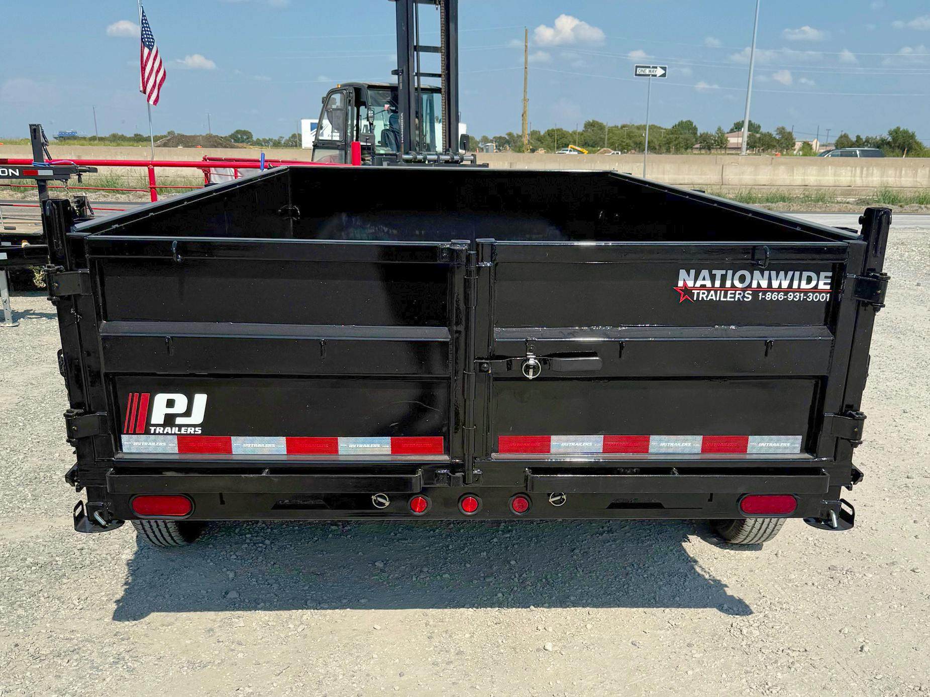 PJ Trailers 14'x83" Channel Dump Trailer (D7) - Stock #88844 - Image 3 of 7
