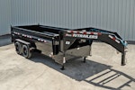 PJ Trailers 16'x83" Gooseneck HD Low Pro Dump Trailer w/ 3' Sides (DE) Stock #88850 - Thumbnail 2