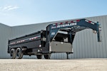 PJ Trailers 16'x83" Gooseneck HD Low Pro Dump Trailer w/ 3' Sides (DE) Stock #88850 - Thumbnail 6