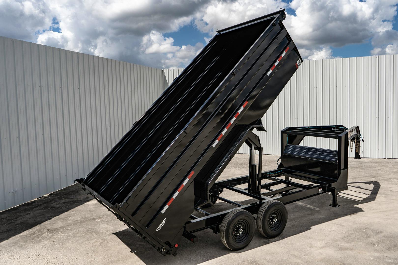 PJ Trailers 16'x83" Low Pro High Side Dump Trailer w/ 4' Sides (DM) - Stock #88854 - Image 19 of 34