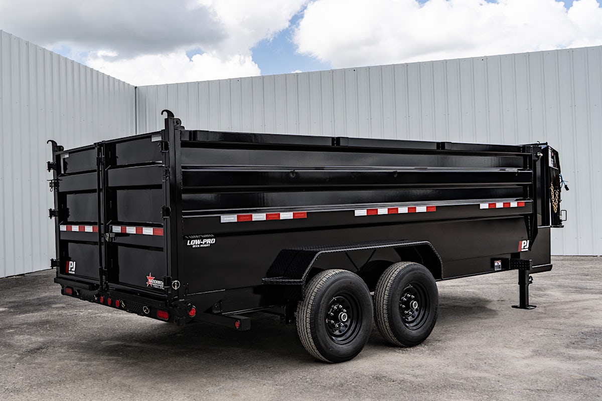 PJ Trailers 16'x83" Low Pro High Side Dump Trailer w/ 4' Sides (DM) - Stock #88854 - Image 20 of 34 PJ Trailers 16'x83" Low Pro High Side Dump Trailer w/ 4' Sides (DM) - Stock #88854 - Image 20 of 34