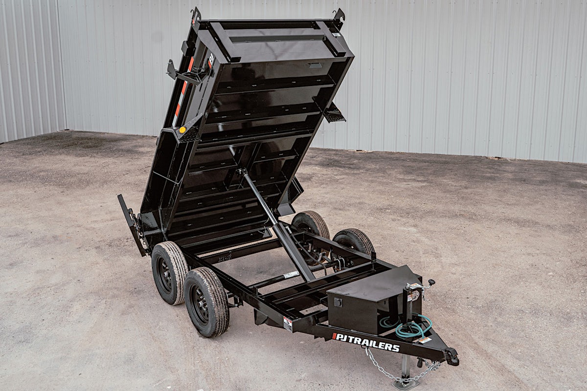 PJ Trailers 10'x60" Hydraulic Dump Trailer w/ 18" Sides (D5) - Stock #88861 - Image 1 of 26 PJ Trailers 10'x60" Hydraulic Dump Trailer w/ 18" Sides (D5) - Stock #88861 - Image 1 of 26