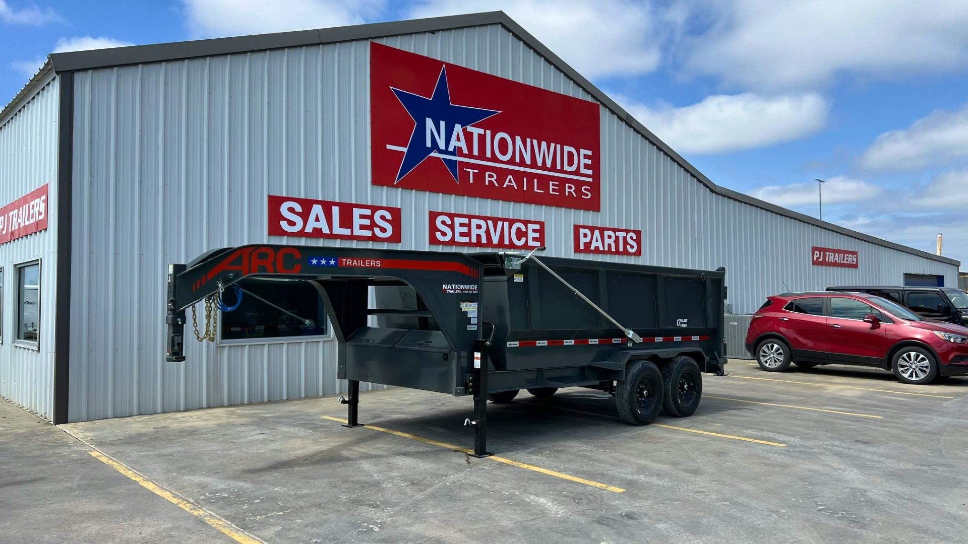 ARC Trailers 14'x83" Gooseneck Telescopic Dump Trailer w/ 4' Sides (GDT) - Stock #88883 - Image 1 of 6