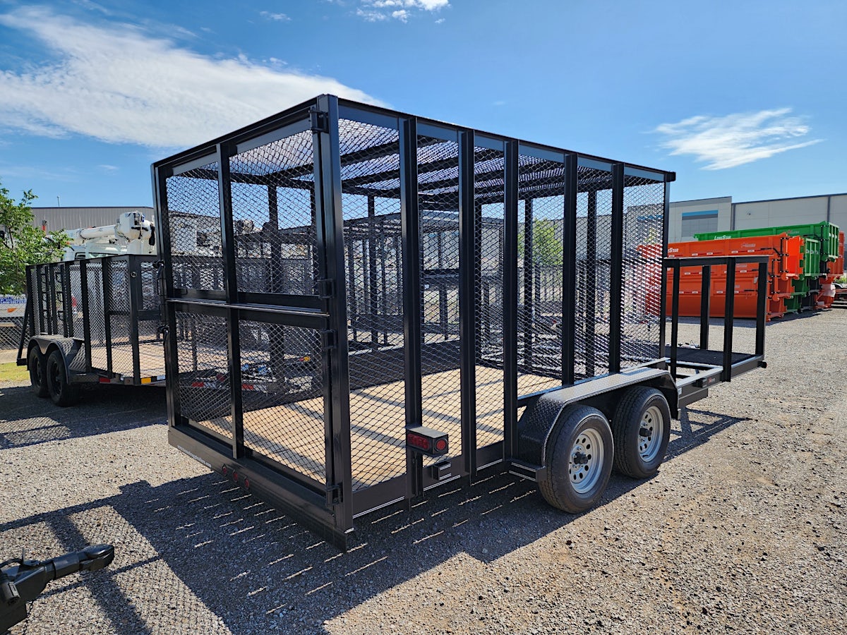 Texas Bragg 18'x83" Porta Potty Trash Trailer w/ Tandem Axle (ST) - Stock #88887 - Image 2 of 4 Texas Bragg 18'x83" Porta Potty Trash Trailer w/ Tandem Axle (ST) - Stock #88887 - Image 2 of 4