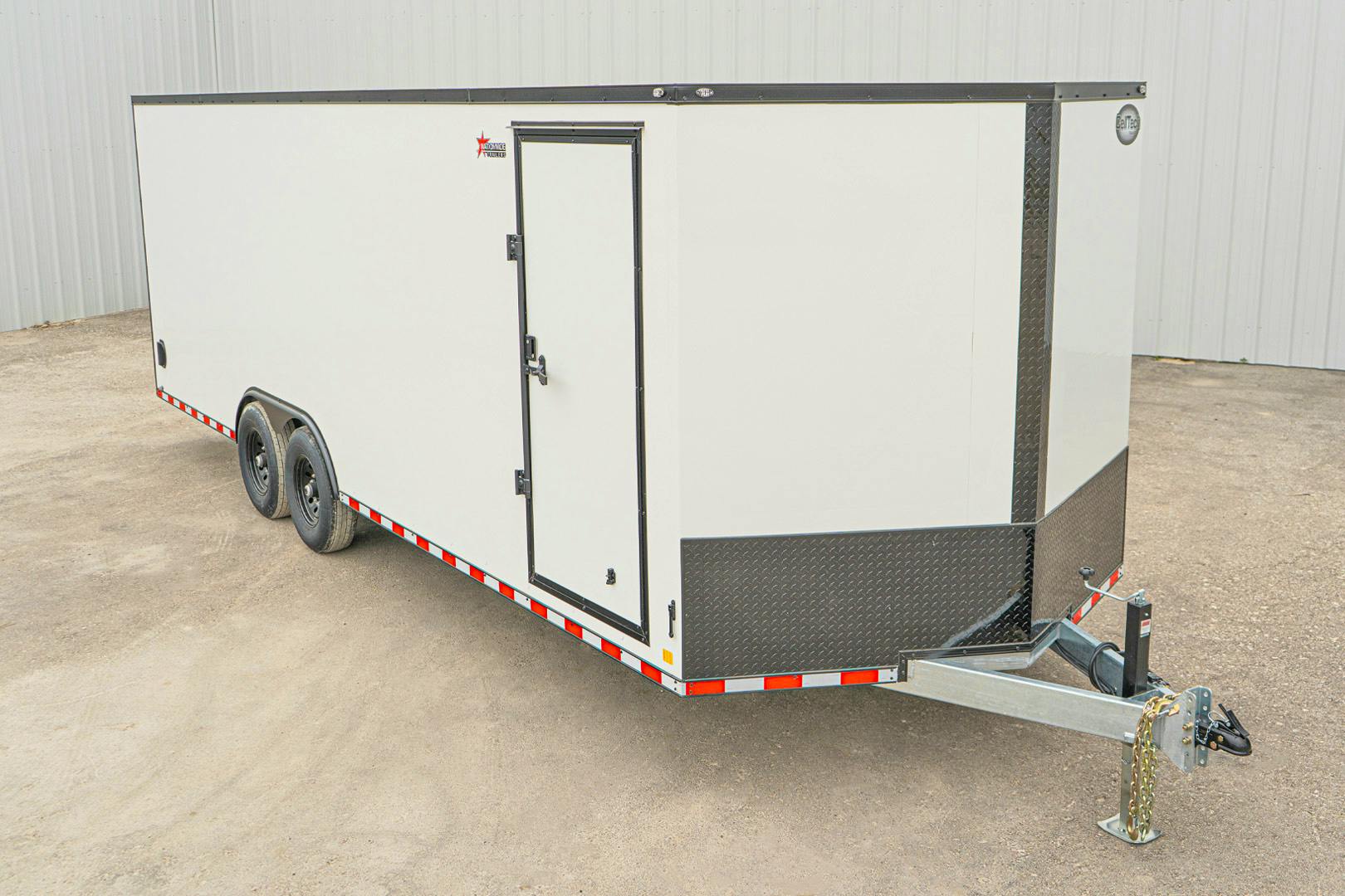 CellTech 8.5'x24' All-Steel Enclosed Cargo Trailer w/ Rear Ramp Door (C2) - Stock #88896 - Image 1 of 3