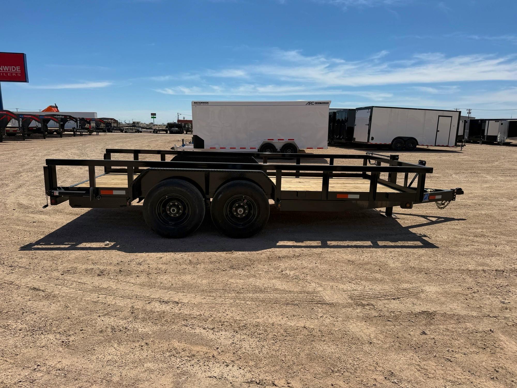 AT Trailers 16'x83" Utility Trailer w/ Slide-in Ramps - Stock #88897 - Image 3 of 8
