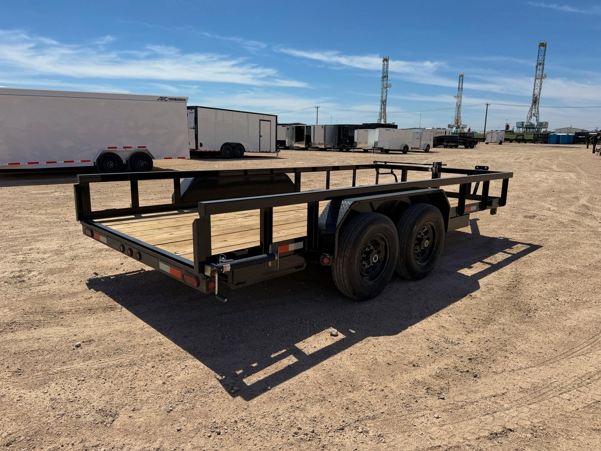 AT Trailers 16'x83" Utility Trailer w/ Slide-in Ramps - Stock #88897 - Image 4 of 8