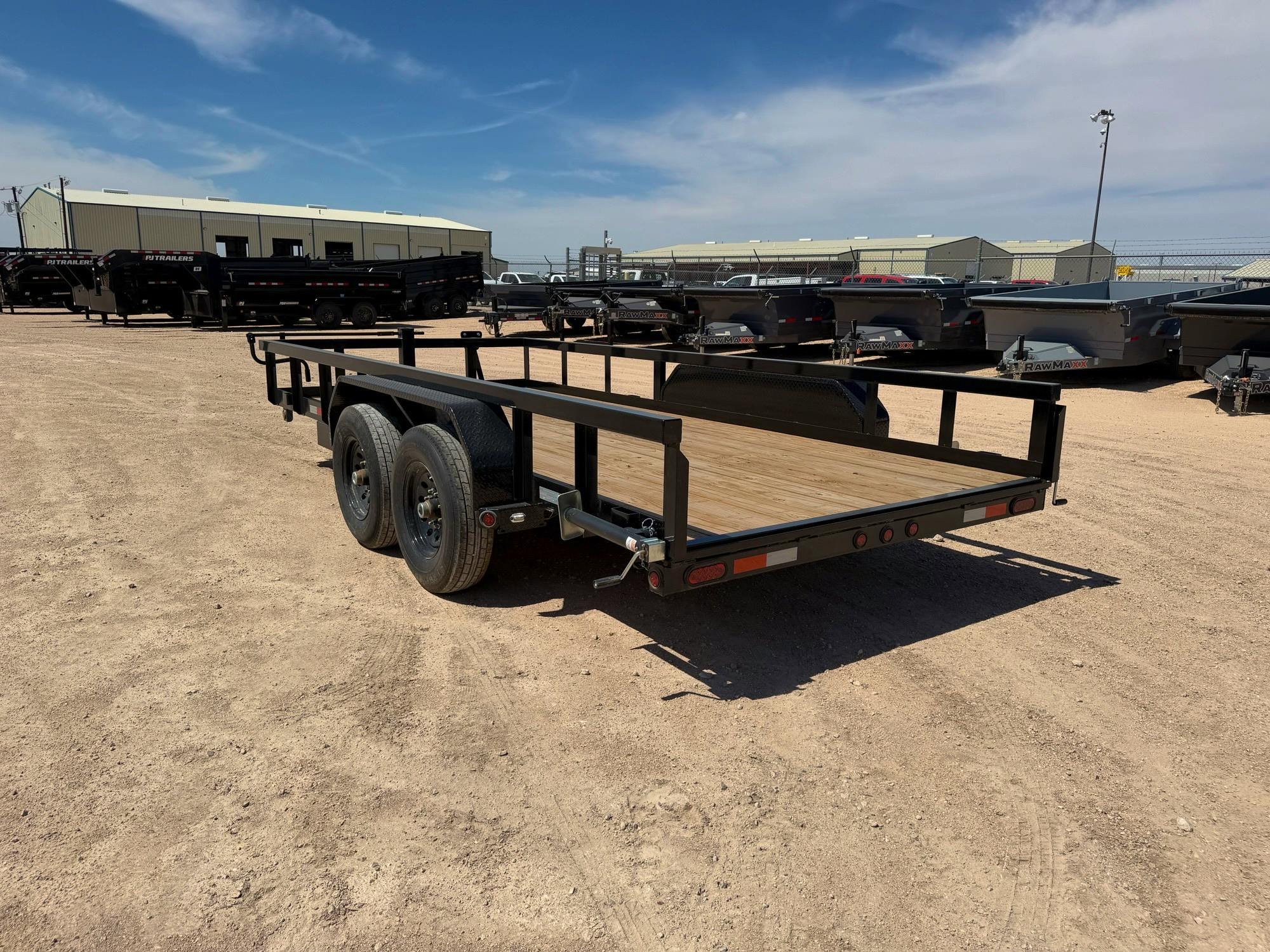 AT Trailers 16'x83" Utility Trailer w/ Slide-in Ramps - Stock #88897 - Image 6 of 8