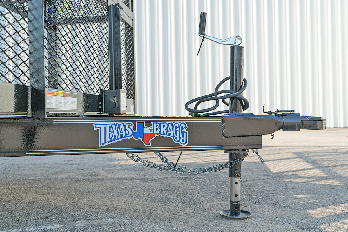Texas Bragg 14'x83" Landscape Trailer w/ 4' Sides & 4' Gate (L2) - Stock #88910 - Image 4 of 10 Texas Bragg 14'x83" Landscape Trailer w/ 4' Sides & 4' Gate (L2) - Stock #88910 - Image 4 of 10
