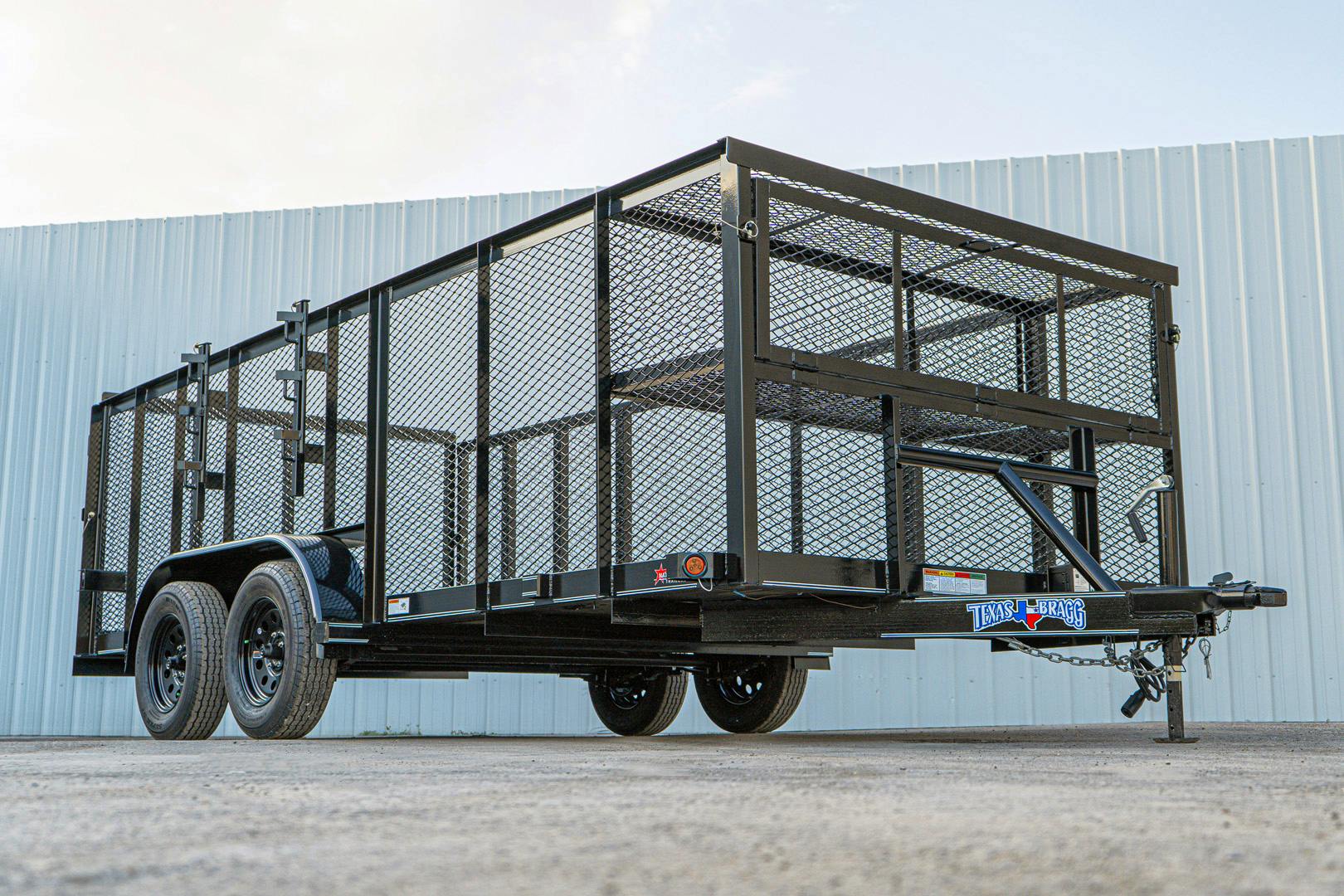 Texas Bragg 16'x83" Landscape Trailer w/ 4' Sides & 4' Gate (L2) - Stock #88911 - Image 3 of 14