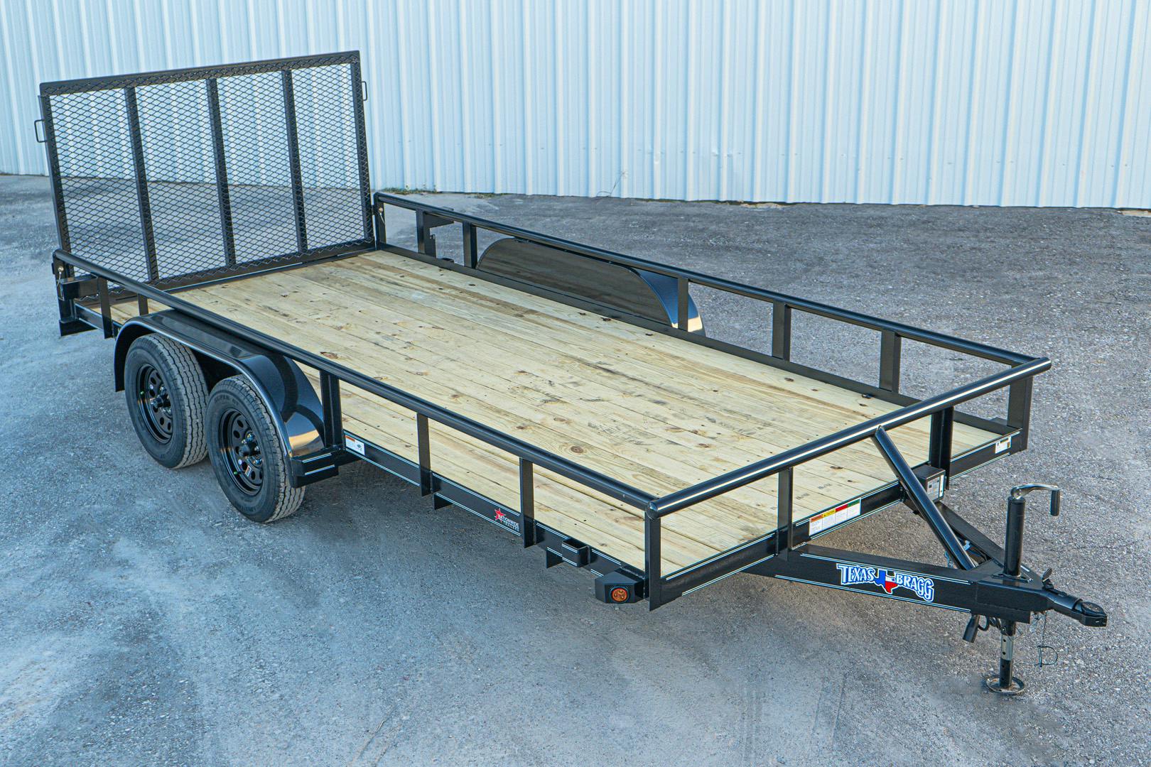Texas Bragg 16'x83" Utility Trailer w/ 4' Gate (U2) - Stock #88919 - Image 2 of 15