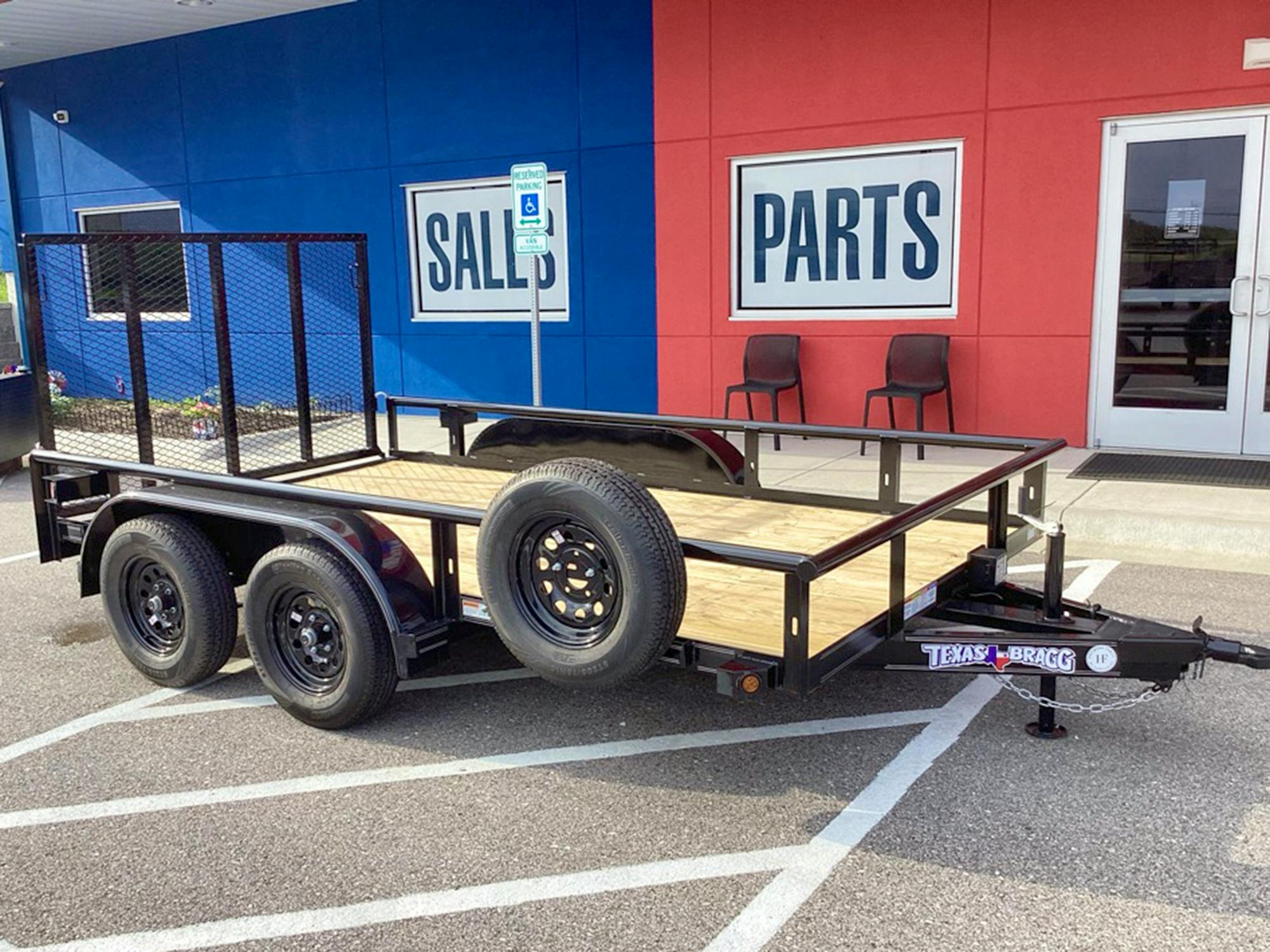 Texas Bragg 12'x83" Utility Trailer w/ 4' Gate (U2) - Stock #88930 - Image 1 of 5