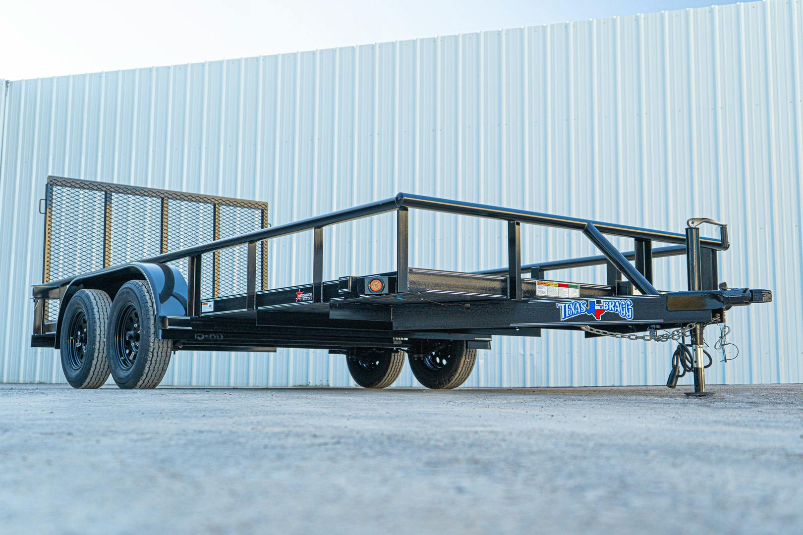 Texas Bragg 16'x83" Utility Trailer w/ 4' Gate (U2) - Stock #88934 - Image 4 of 15