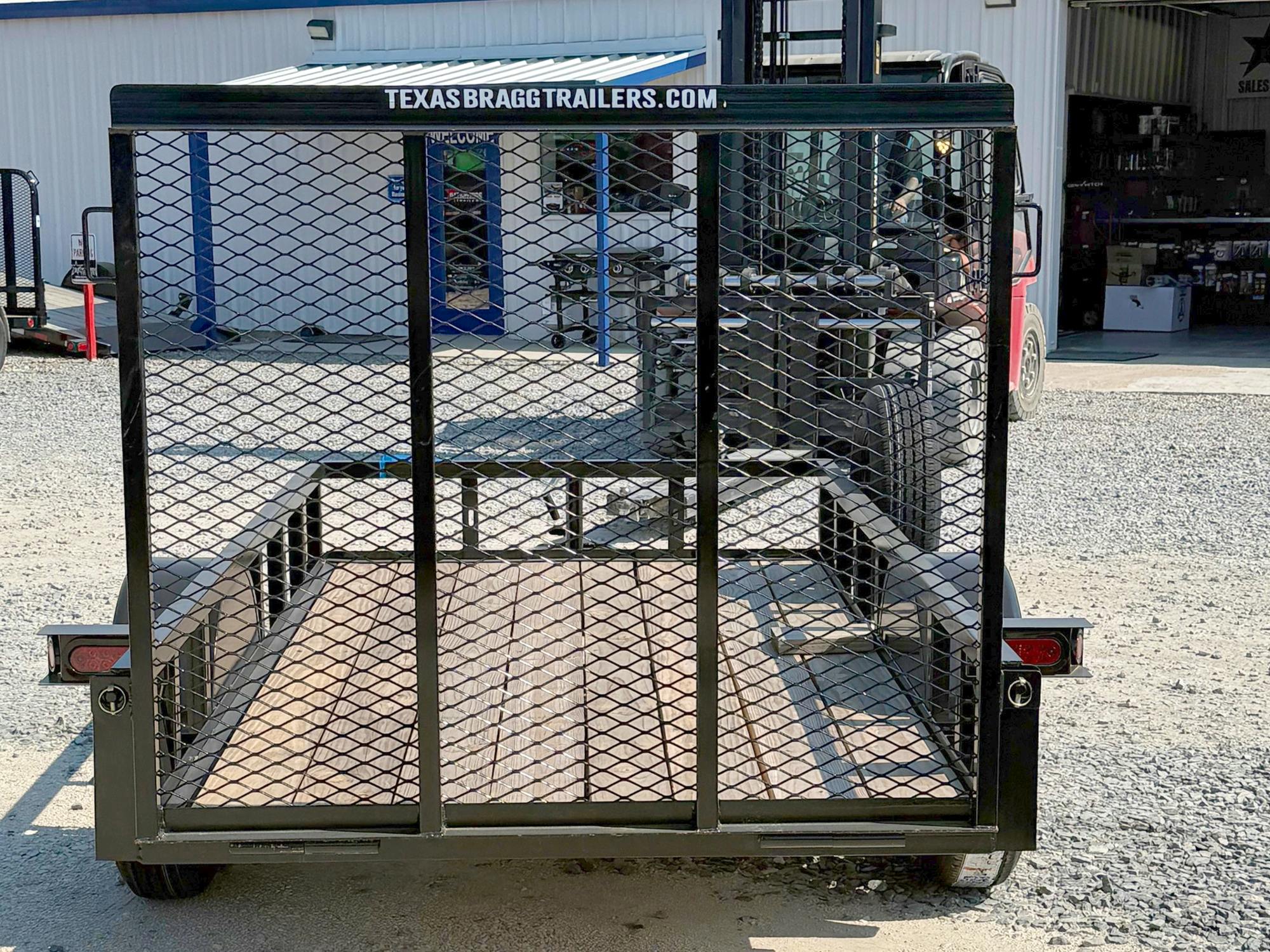 Texas Bragg 8'x60" Utility Trailer w/ 4' Gate (U1) - Stock #88937 - Image 2 of 5