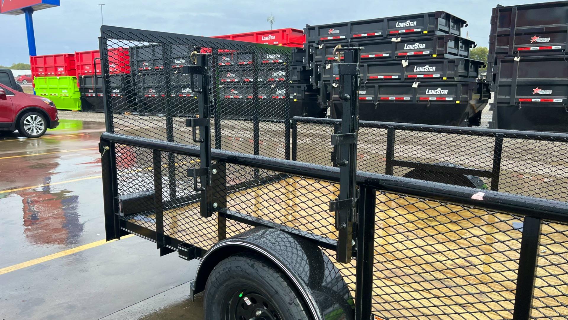 Texas Bragg 12'x77" Landscape Trailer w/ 2' Sides & 4' Gate (L1) - Stock #88939 - Image 4 of 7